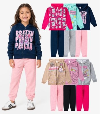 Conjunto Menina Moletom E Calça Sortido Select Sortida