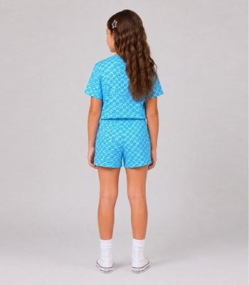 Conjunto Menino Infantil Blusa Com Short Select Azul