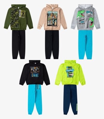 Conjunto Menino Moletom E Calça Sortido Select Sortida
