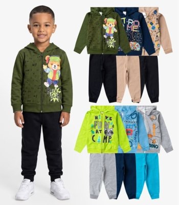 Conjunto Menino Moletom E Calça Sortido Select Sortida