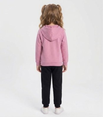 Conjunto Moletom Menina Jaqueta E Calça Kappes Roxo