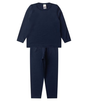 Conjunto Termico Infantil Segunda Pele Select Azul