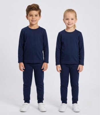 Conjunto Termico Infantil Segunda Pele Select Azul