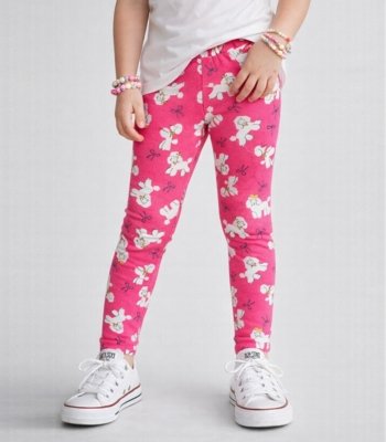 Legging Infantil Cós Com Elástico Select Rosa