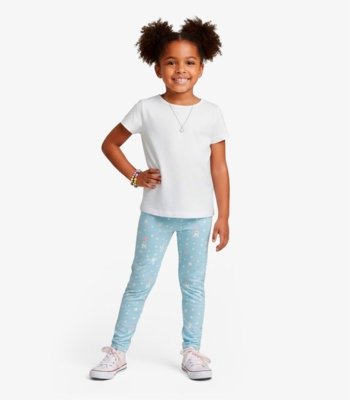 Legging Infantil Em Cotton Select Azul
