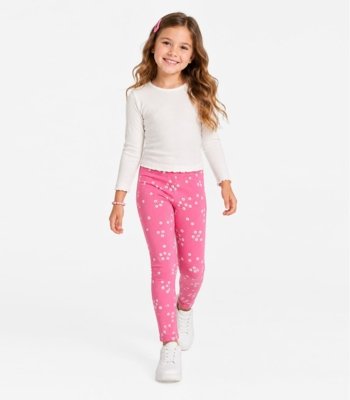 Legging Inverno Infantil Feminina Select Rosa