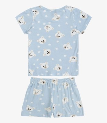 Pijama Infantil Blusa com Shorts Select Azul