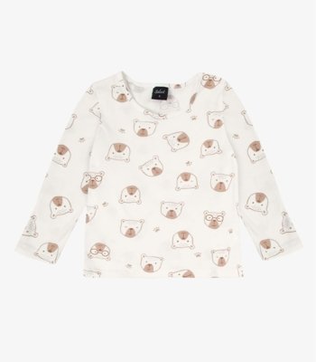 Pijama Infantil Estampado Select Bege