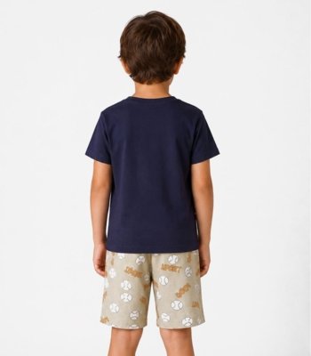 Pijama Infantil Masculino Select Azul