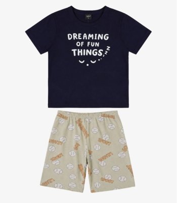Pijama Infantil Masculino Select Azul