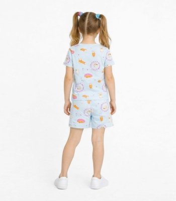 Pijama Menina Infantil Estampado Select Azul