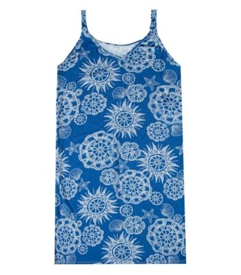 Vestido Estampado Rovitex Azul