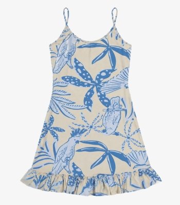 Vestido Feminino Estampado Select Azul