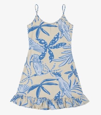 Vestido Feminino Estampado Select Azul
