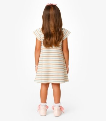 Vestido Infantil Básico Select Azul