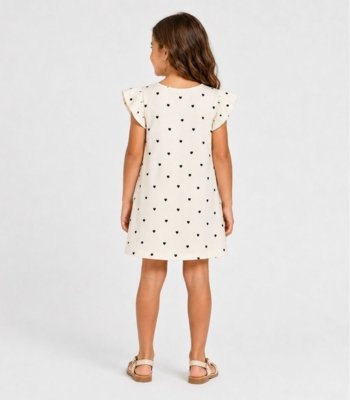 Vestido Infantil Básico Select Bege
