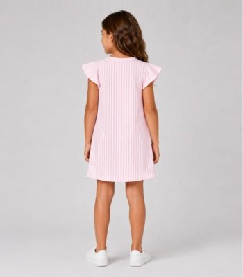 Vestido Infantil Básico Select Rosa