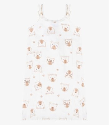 Vestido Infantil Com Alça Select Branco