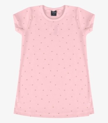 Vestido Infantil Estampado Select Rosa