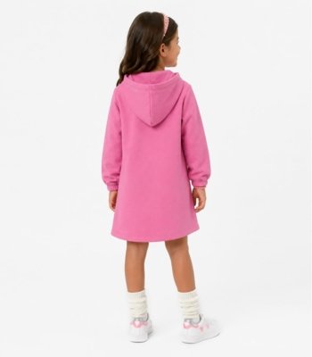 Vestido Infantil Estampado Select Rosa