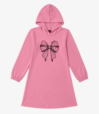 Vestido Infantil Estampado Select Rosa