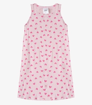 Vestido Infantil Feminino Estampado Select Rosa
