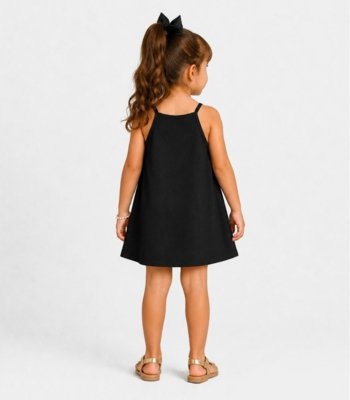 Vestido Infantil com Alças Select Preto