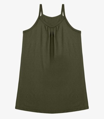 Vestido Infantil com Alças Select Verde