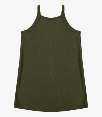 Vestido Infantil com Alças Select Verde