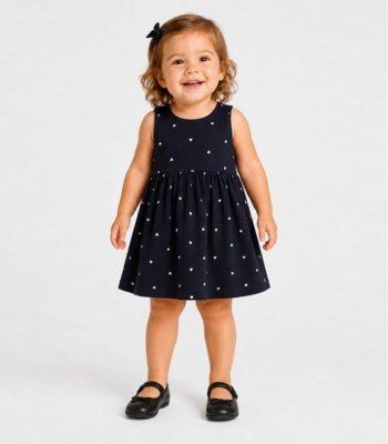Vestido Menina Infantil Select Azul
