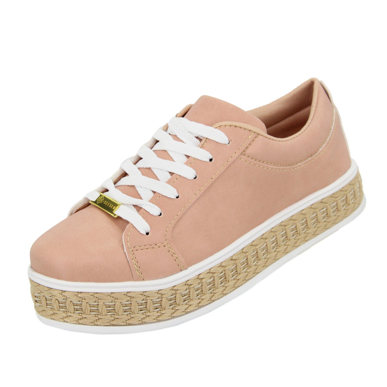 tenis flatform sola alta
