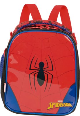 Menor preço em Lancheira Sestini G 2 Em 1 Spiderman 19Y Vermelha/Azul