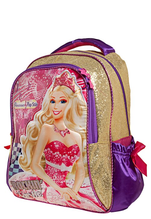 Mochila escolar Barbie A Princesa E A Pop Star Sestini