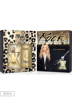 Menor preço em Kit Perfume Rock Shakira 80ml