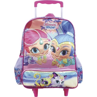 Mochila com Rodinhas Shimmer & Shine Wish Double Trouble Grande Menor preço em Mochila com Rodinhas Shimmer & Shine Wish Double Trouble Grande