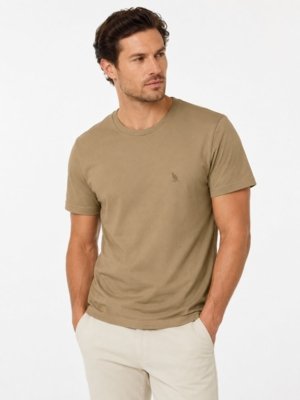 CAMISETA SIDE WALK BEGE