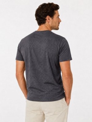 CAMISETA SIDE WALK MESCLA PRETO
