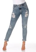 calca jeans skinny rasgada