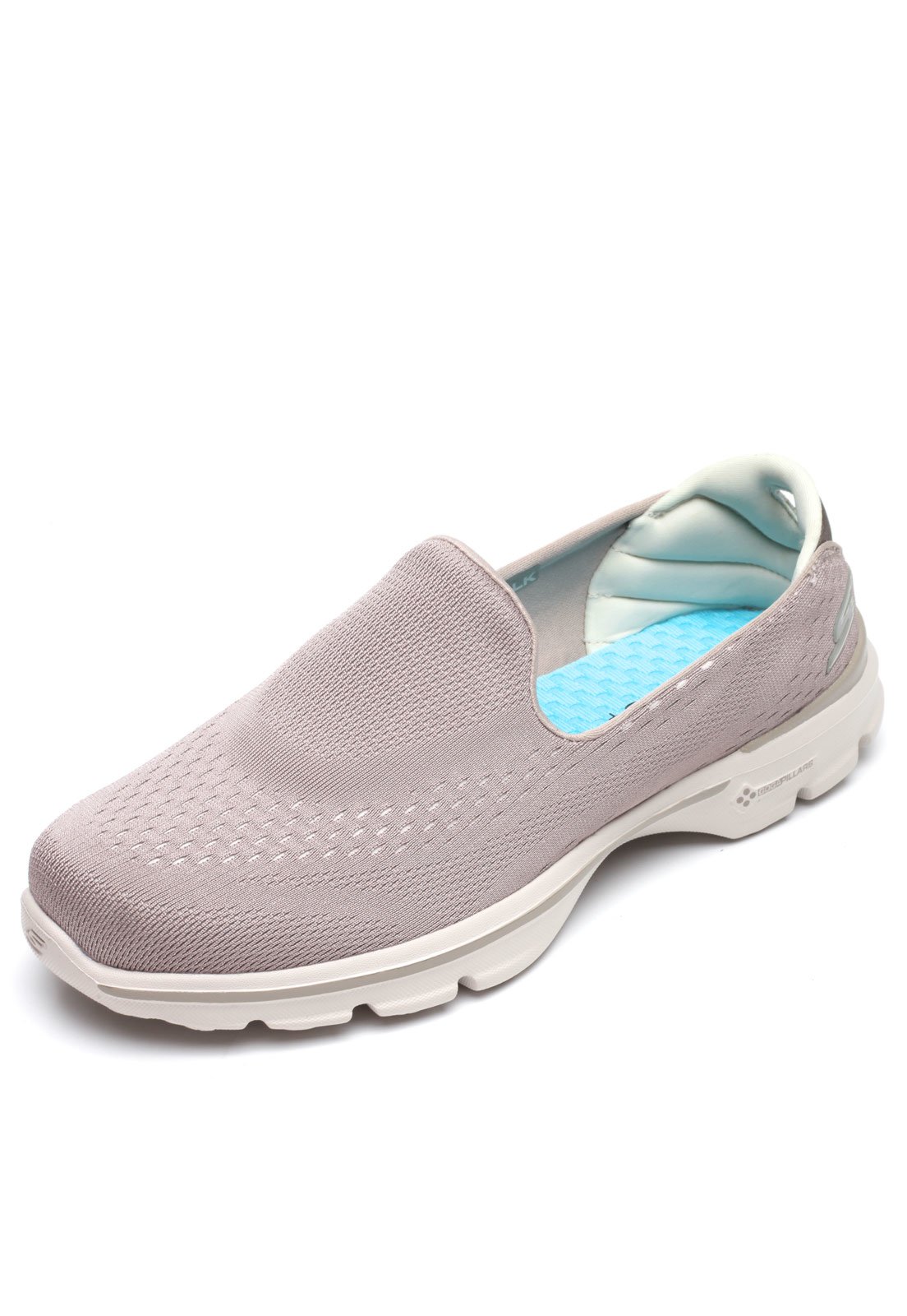 tenis skechers feminino bege