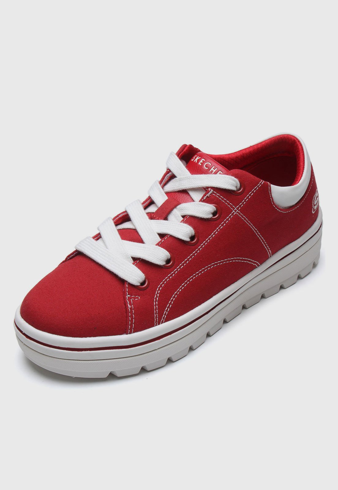 tenis skechers vermelho