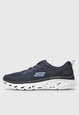 Tênis Skechers Glide-Step Sport-New Azul-Marinho Menor preço em Tênis Skechers Glide-Step Sport-New Azul-Marinho