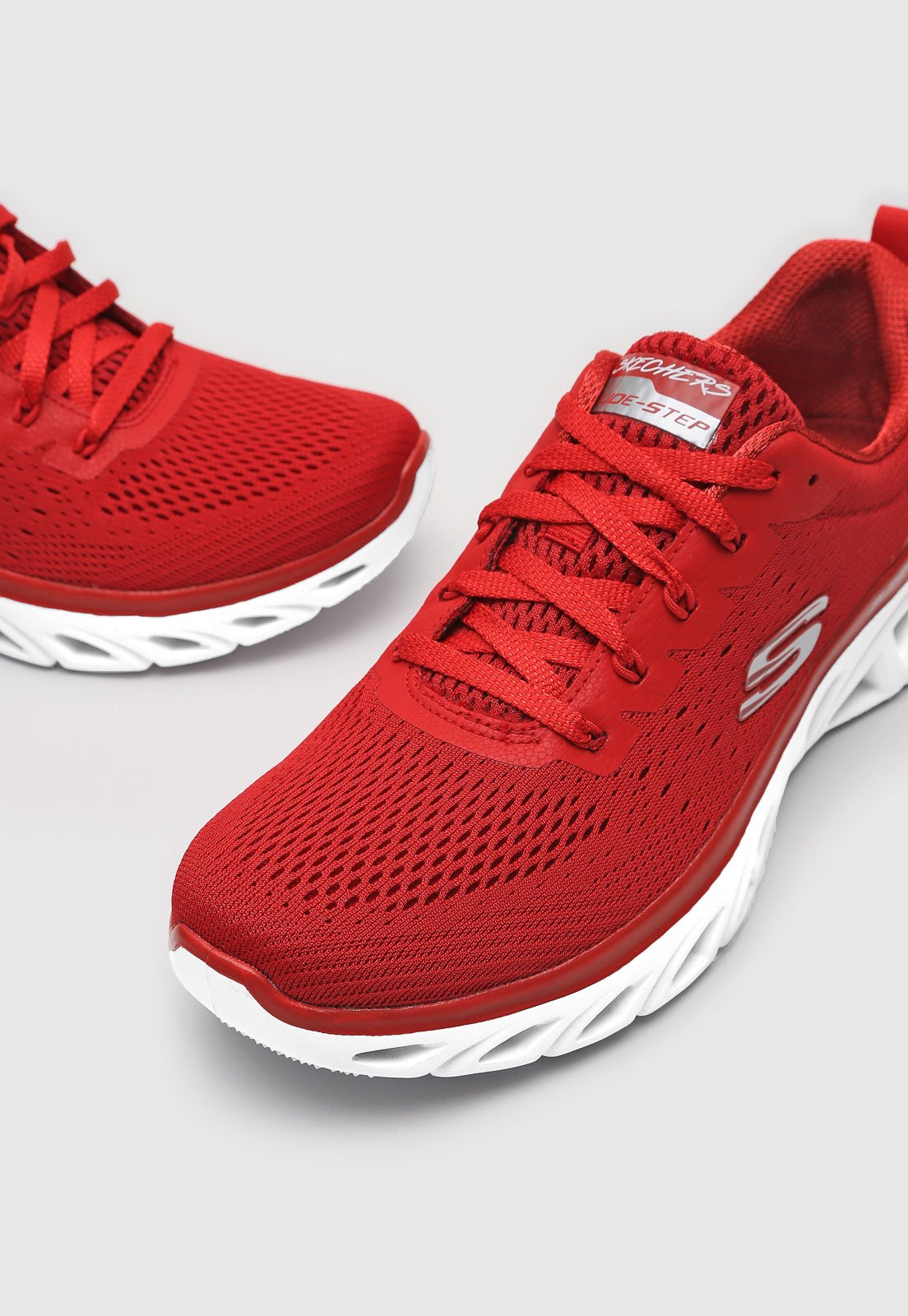 Tênis Skechers Glide Step Sport New Vermelho Compre Agora Dafiti Brasil