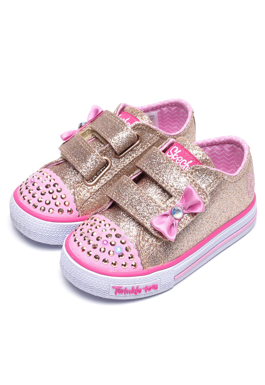 Tenis skechers sales twinkle toes