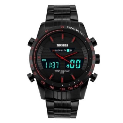 Relógio Skmei Anadigi 1131 Vermelho Menor preço em Relógio Skmei Anadigi 1131 Vermelho