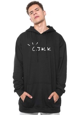 cactus jack up moletom com capuz