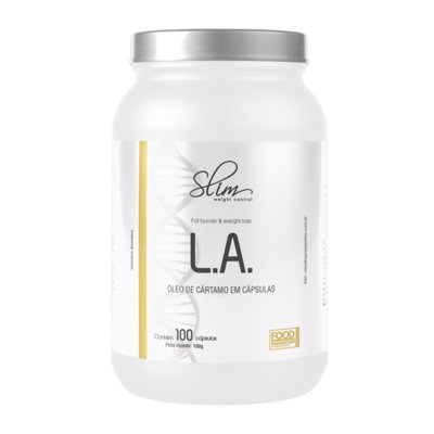 Menor preço em L.A. Slim (Óleo de Cártamo) 100Caps – Slim Weight Control.
