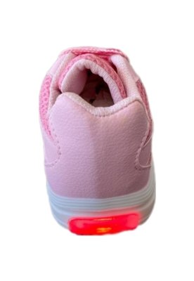 Tênis Infantil Solzim Led Rosa