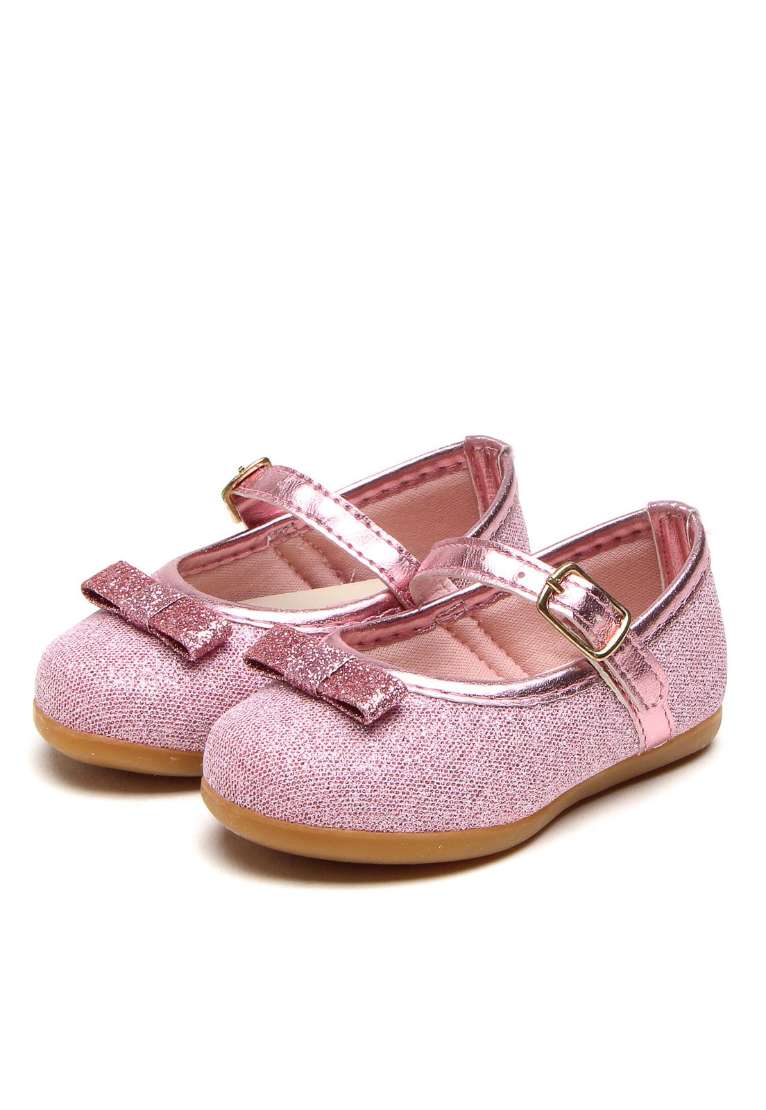 Sapatilha infantil com store glitter