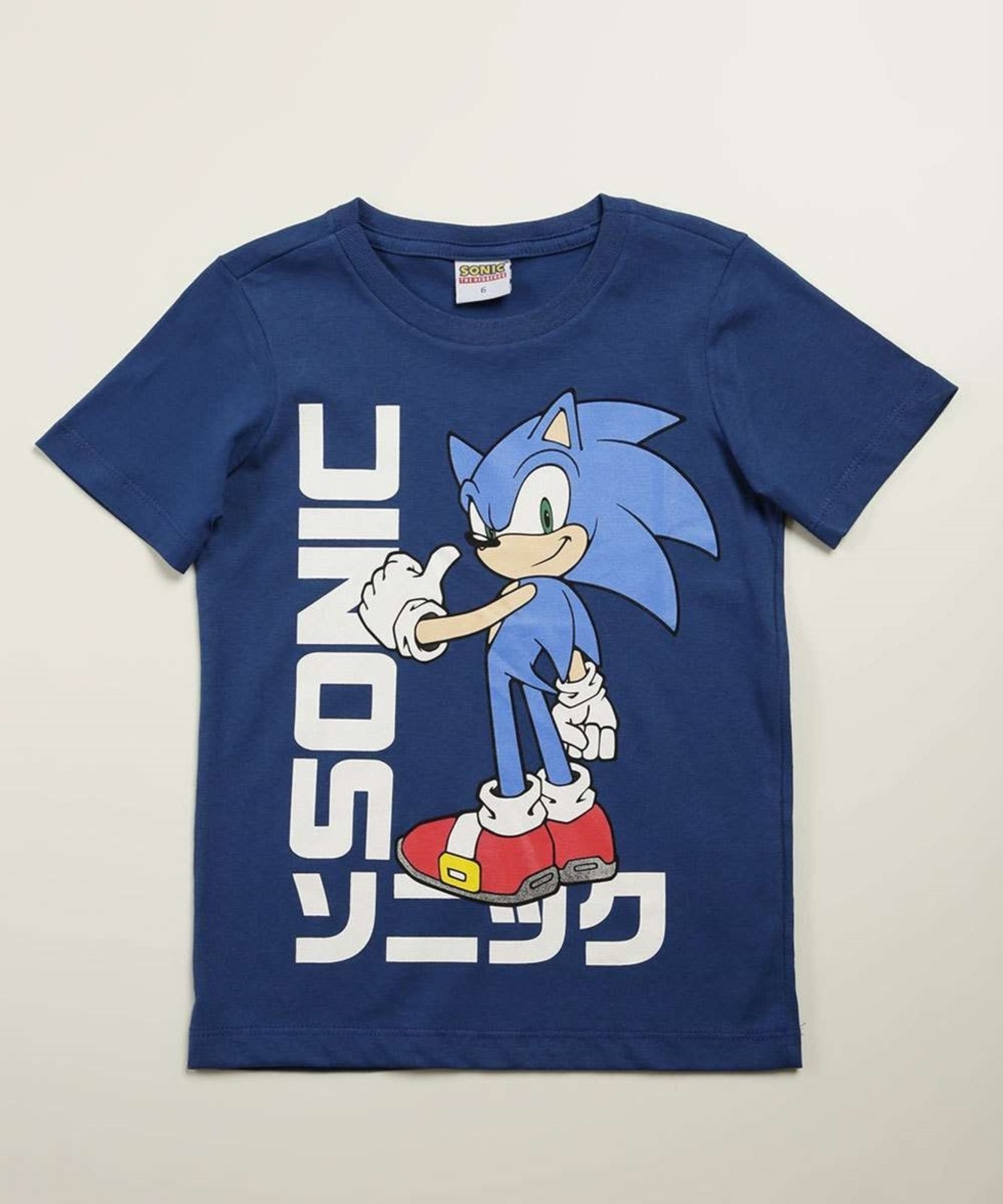 Camiseta Sonic Infantil Camisa Fantasia Manga Curta Estampas