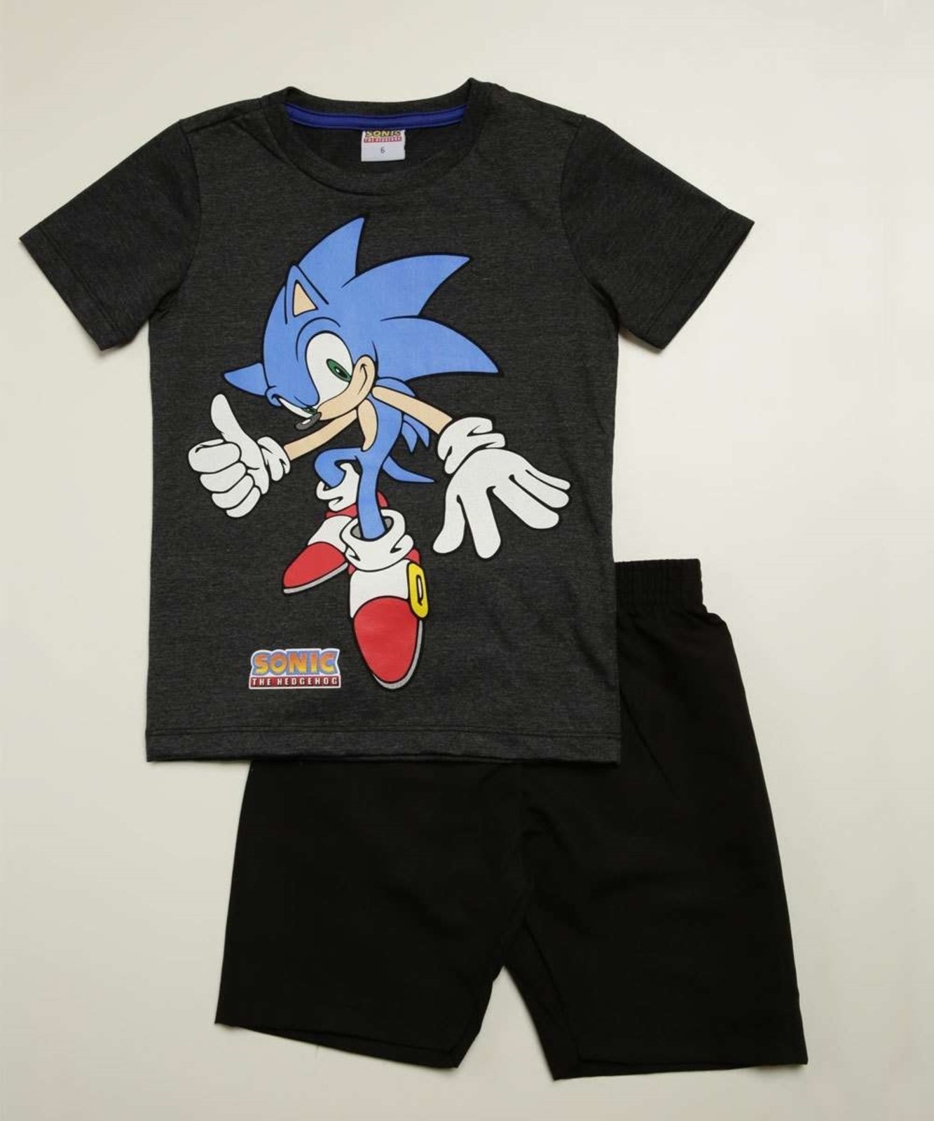 Conjunto Infantil Masculino Sonic Verão Juvenil Linha Top